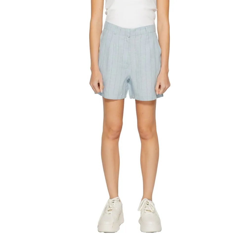 Light Blue Linen Short sold by Lord & Taylor