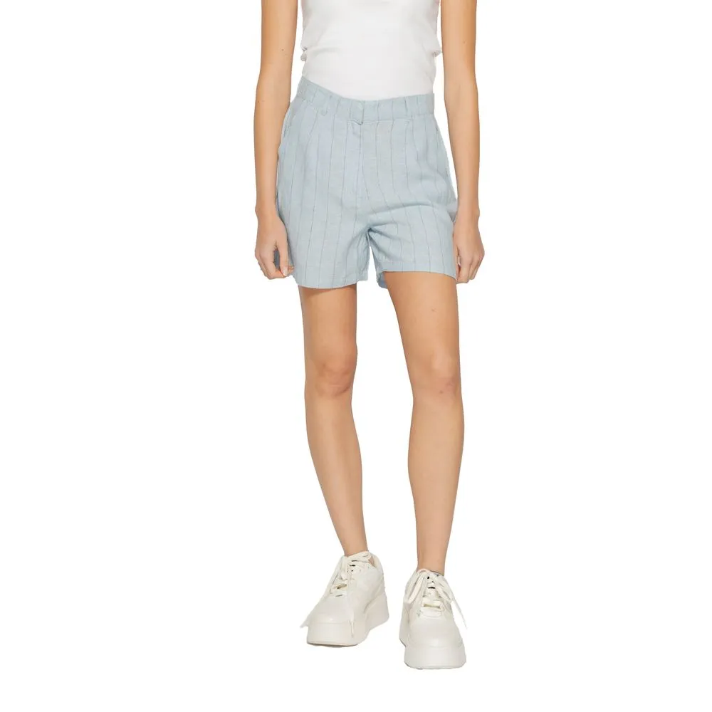 Light Blue Linen Short sold by Lord & Taylor product image thumbnail 5