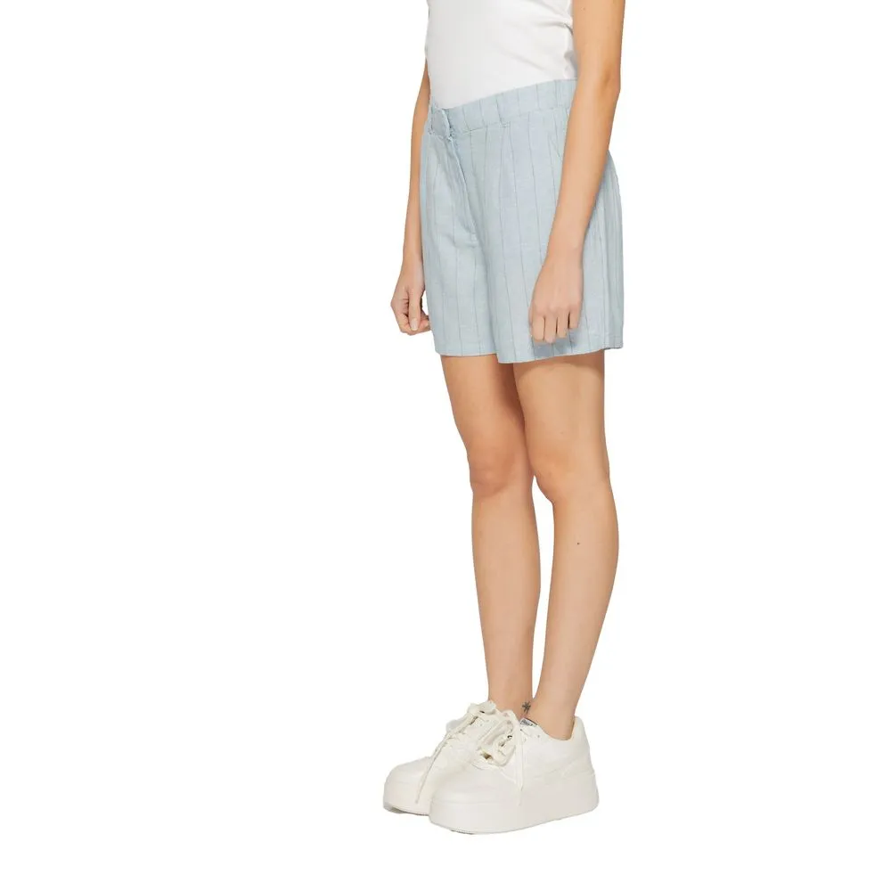 Light Blue Linen Short sold by Lord & Taylor product image thumbnail 3