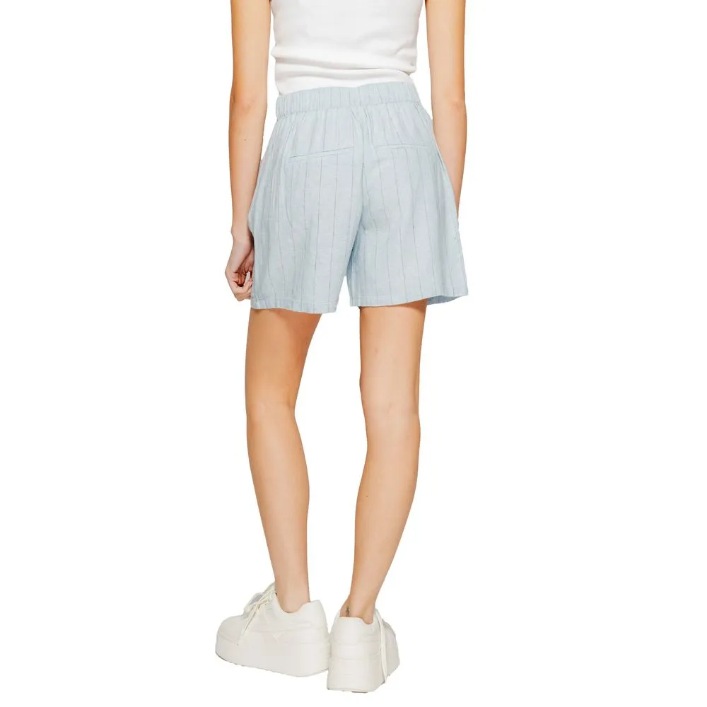 Light Blue Linen Short sold by Lord & Taylor product image thumbnail 2