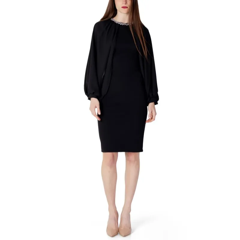 Black Polyester Dress sold by Lord & Taylor