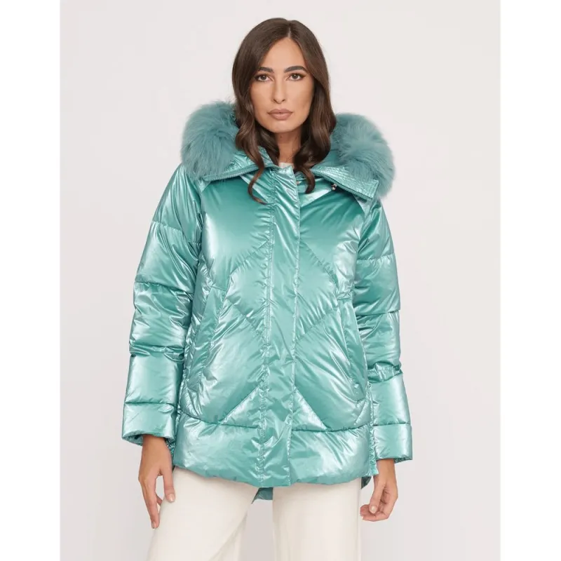 Light Blue Polyester Jackets & Coat made by Lord & Taylor