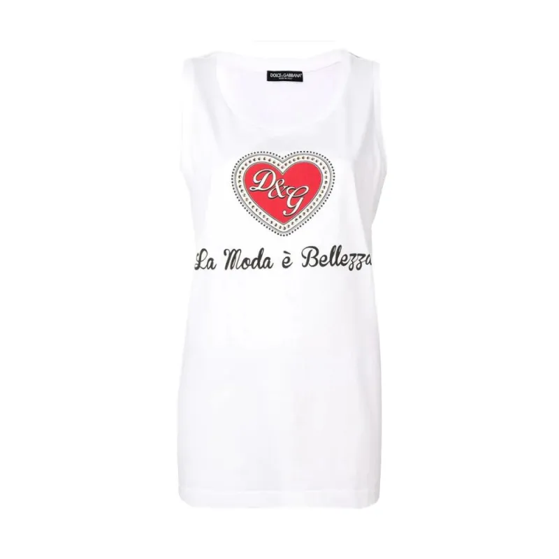 White Cotton Women's Tank Top sold by Lord & Taylor