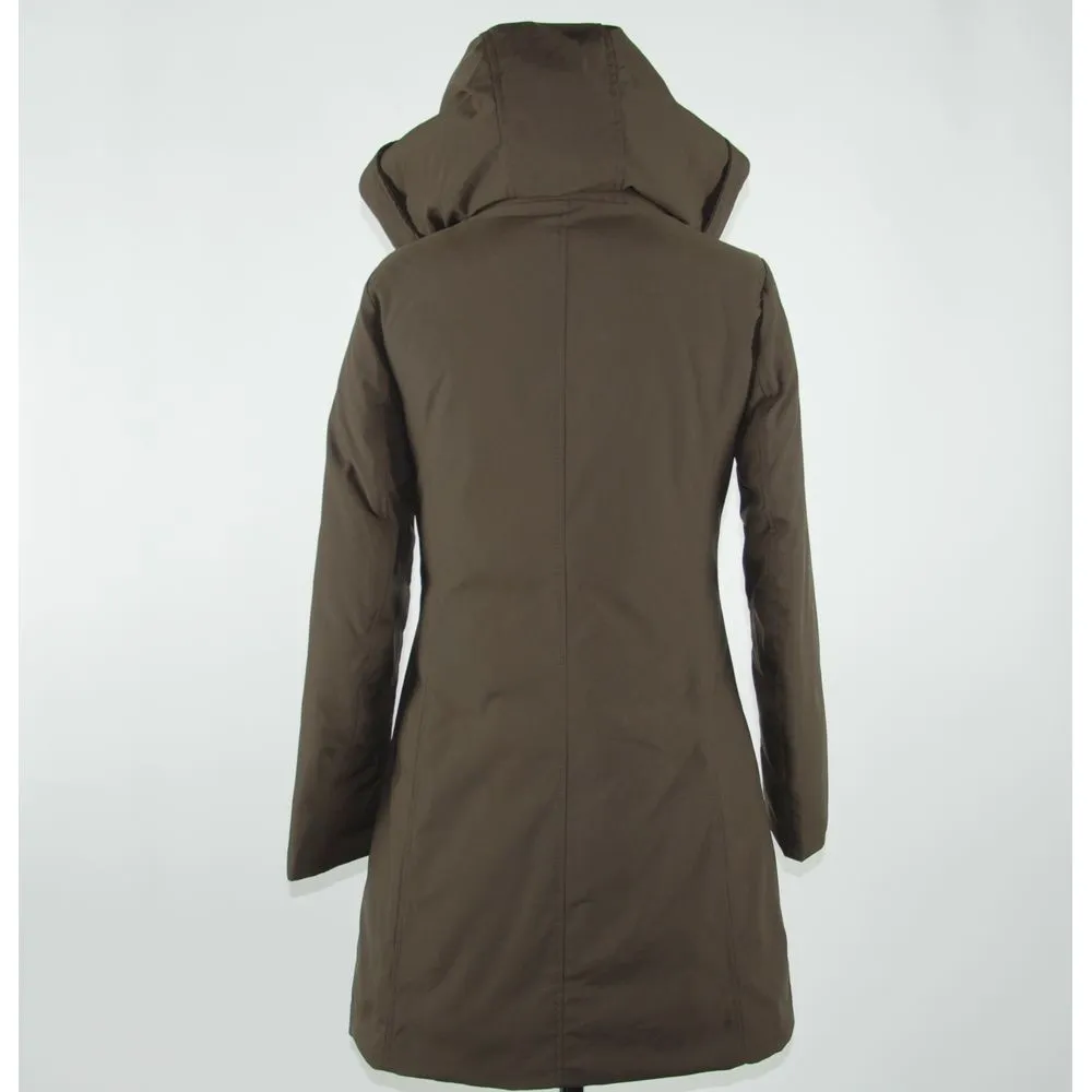 Elegant Brown Polygon Jacket with Hood sold by Lord & Taylor product image thumbnail 2
