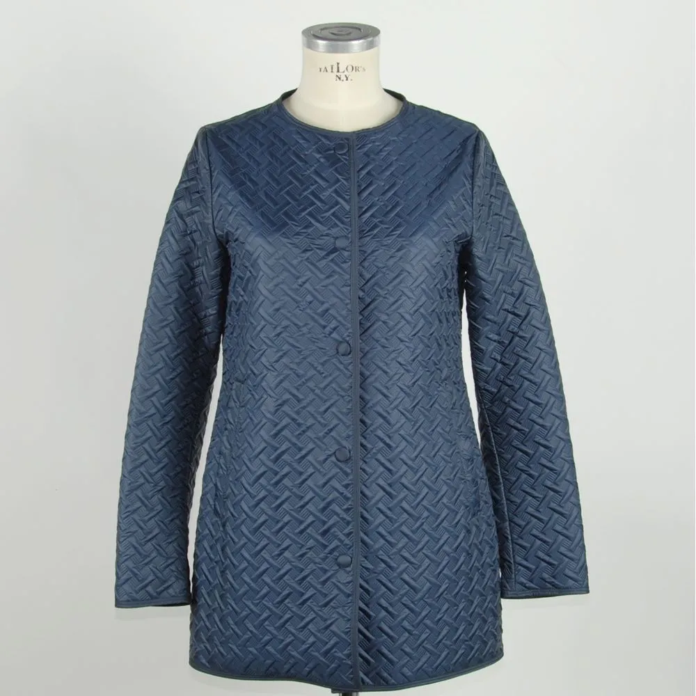 Blue Polyester Women Jacket sold by Lord & Taylor