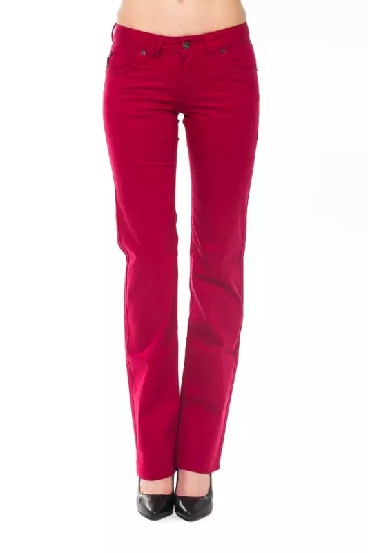 Red Cotton Women Pants sold by Lord & Taylor