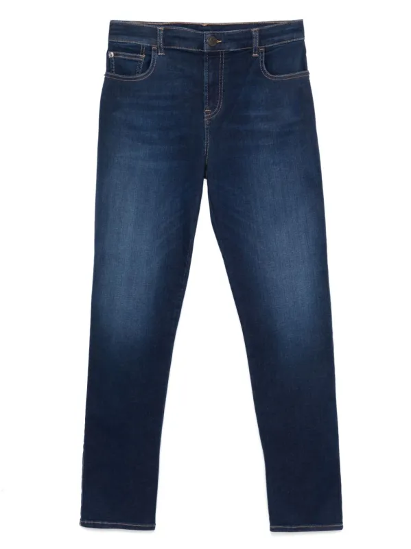 Logo-Patch Jeans sold by Lord & Taylor