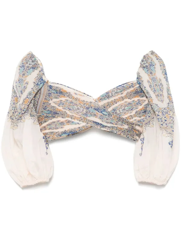 Zimmerman pleated design top sold by Lord & Taylor