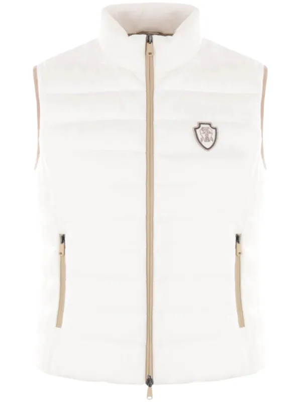 Sleeveless down jacket sold by Lord & Taylor