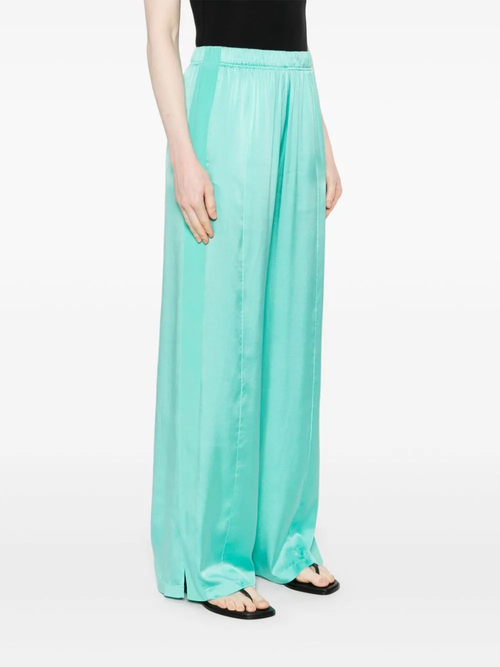 Satin trousers sold by Lord & Taylor product image thumbnail 4