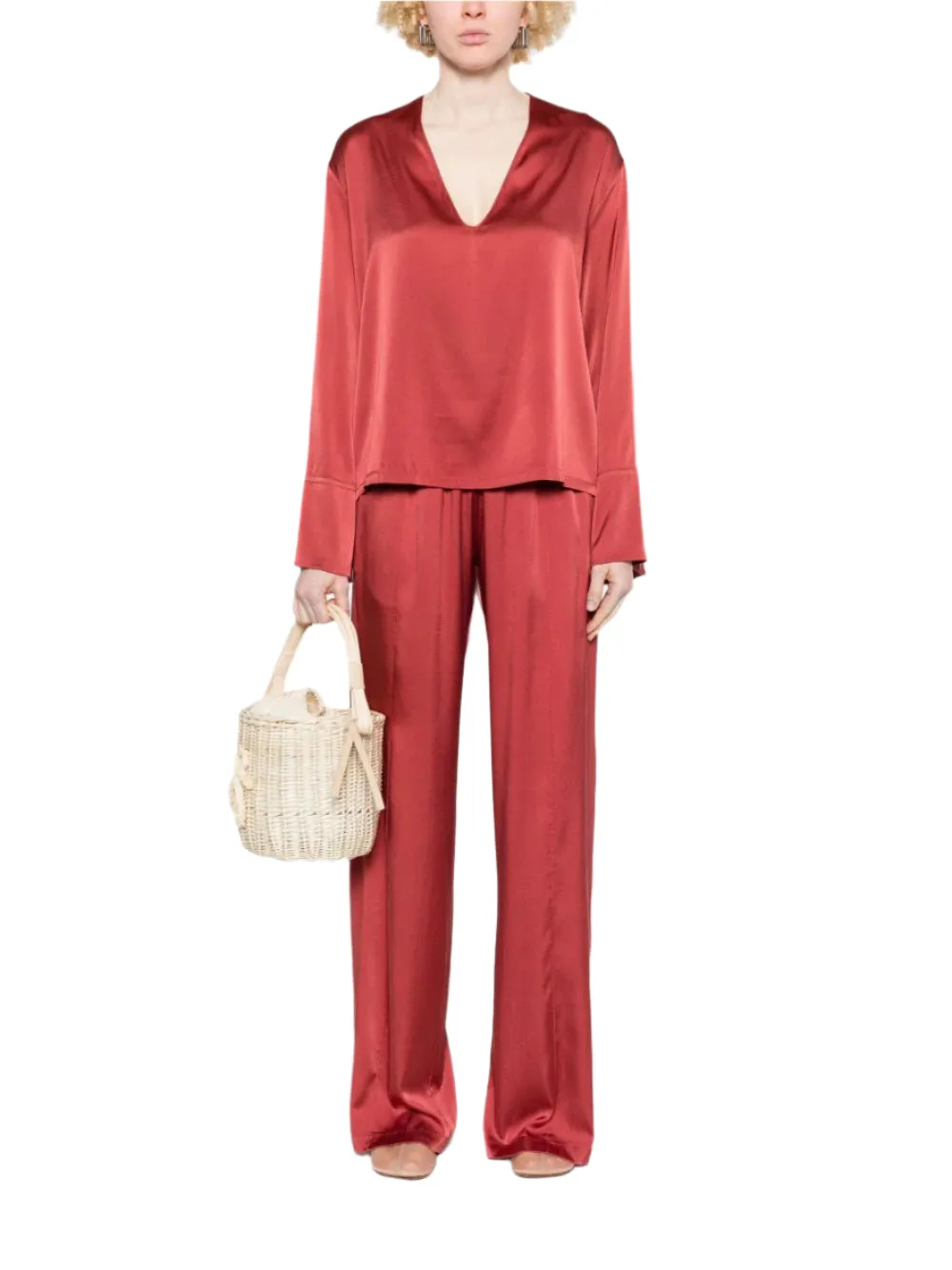 Forte Forte Satin trousers sold by Lord & Taylor product image thumbnail 5