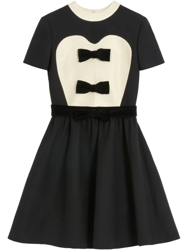 Crepe Couture Short Dress with Bows sold by Lord & Taylor