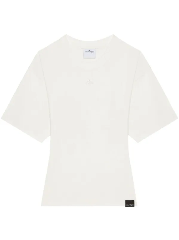 Courrèges appliqué T-shirt sold by Lord & Taylor