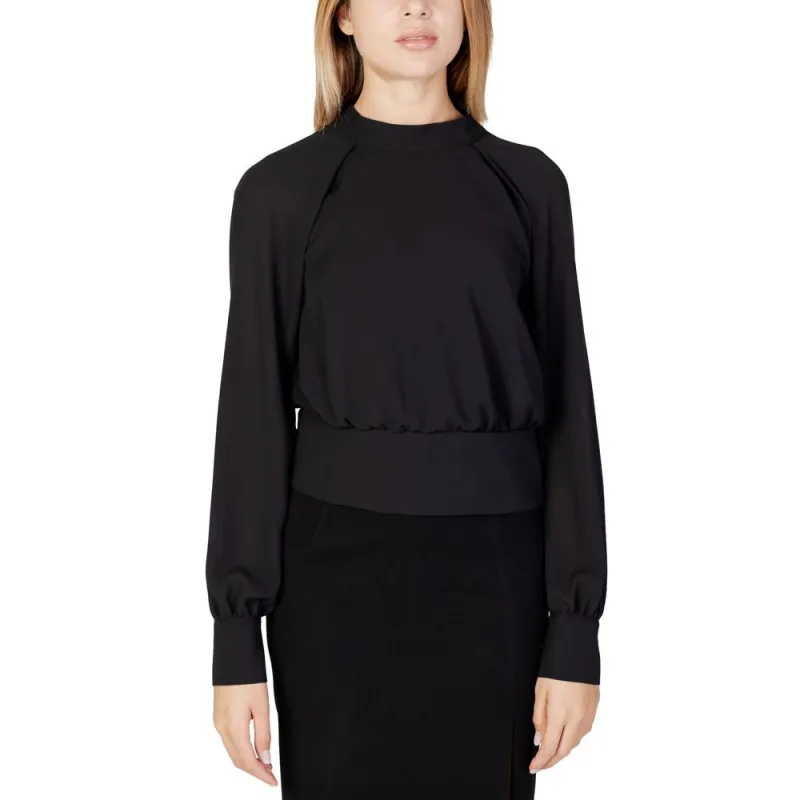 Black Polyester Shirt sold by Lord & Taylor