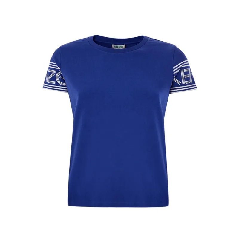 Chic Blue Cotton Tee for Stylish Comfort sold by Lord & Taylor
