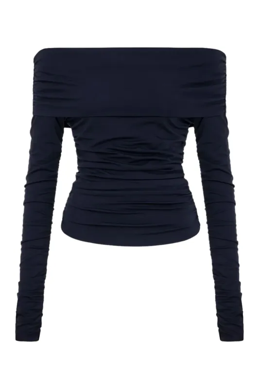 Off Shoulder Blouse with Ruffle Detail sold by Lord & Taylor