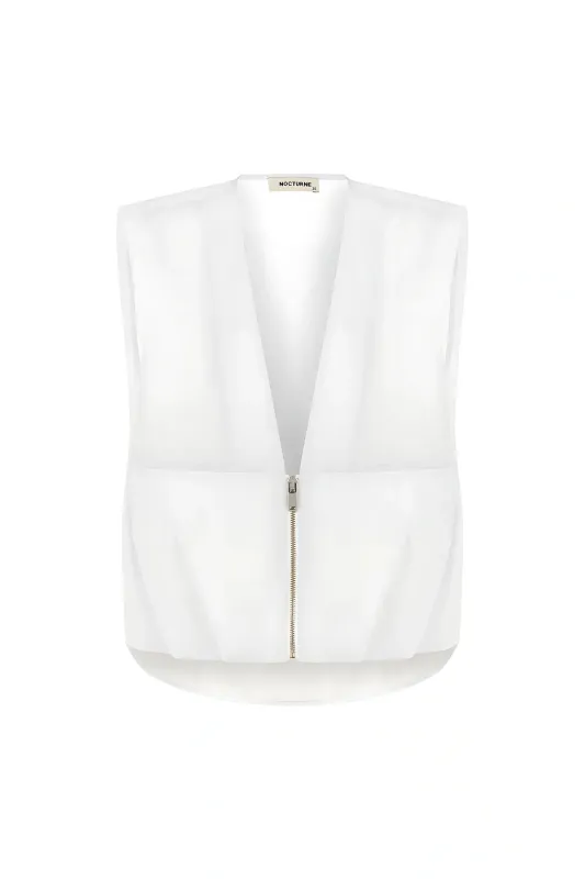 Zippered Vest (Final Sale) sold by Lord & Taylor
