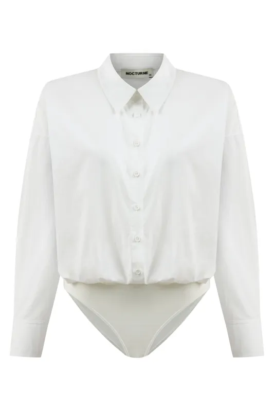 Shirt Collar Bodysuit sold by Lord & Taylor
