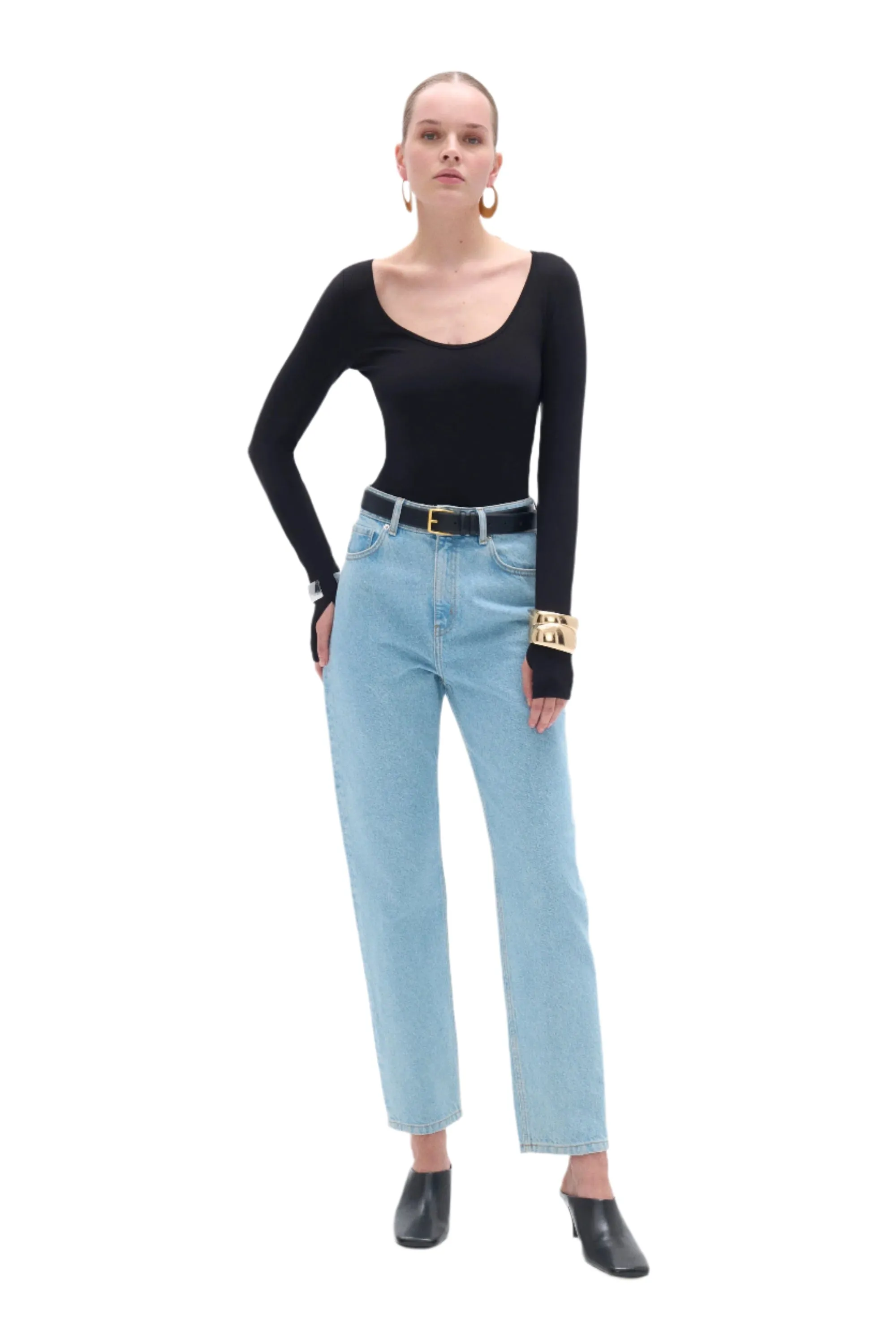 Crew Neck Bodysuit sold by Lord & Taylor product image thumbnail 5