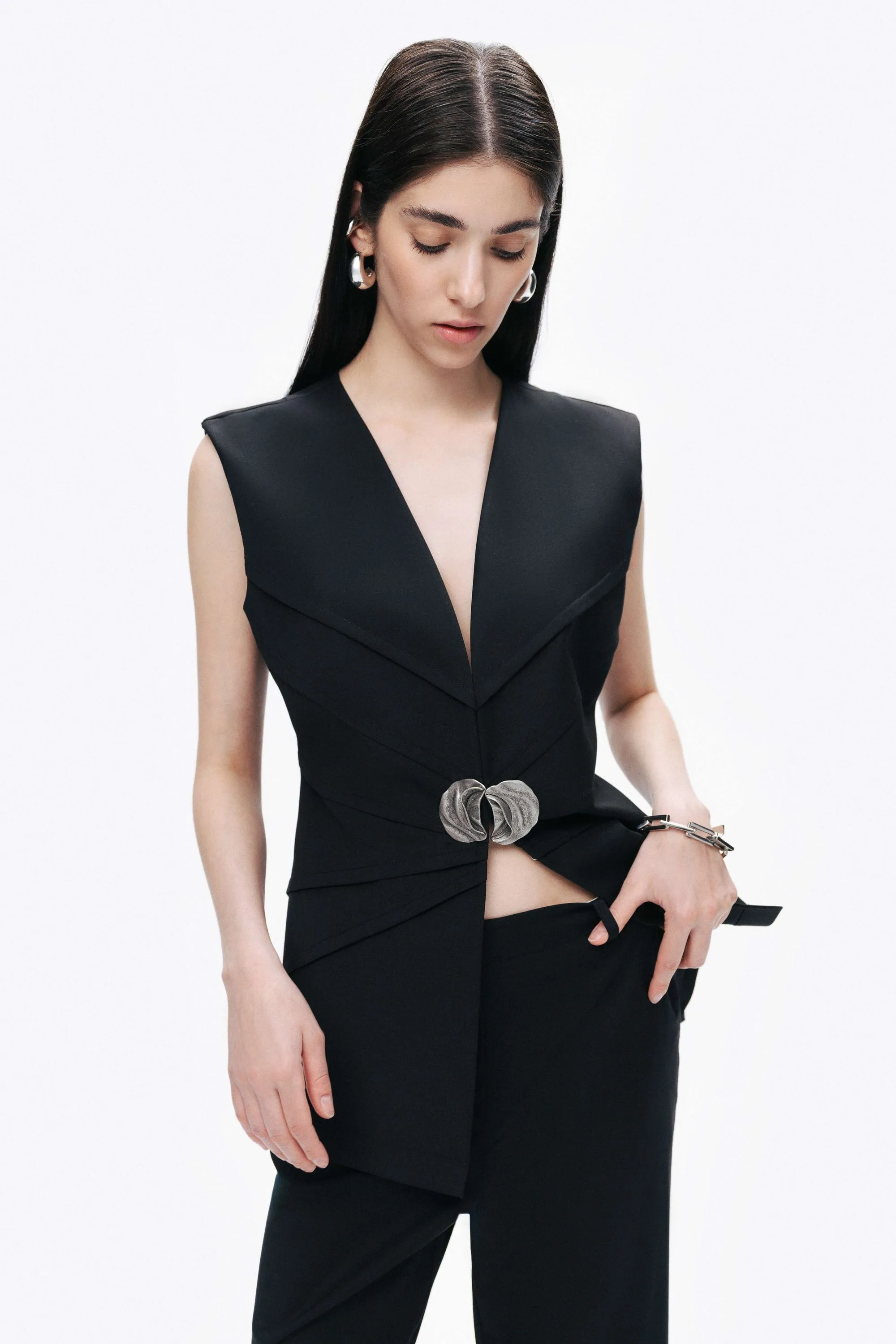 Tailored Mid-Rise Trousers sold by Lord & Taylor product image thumbnail 5