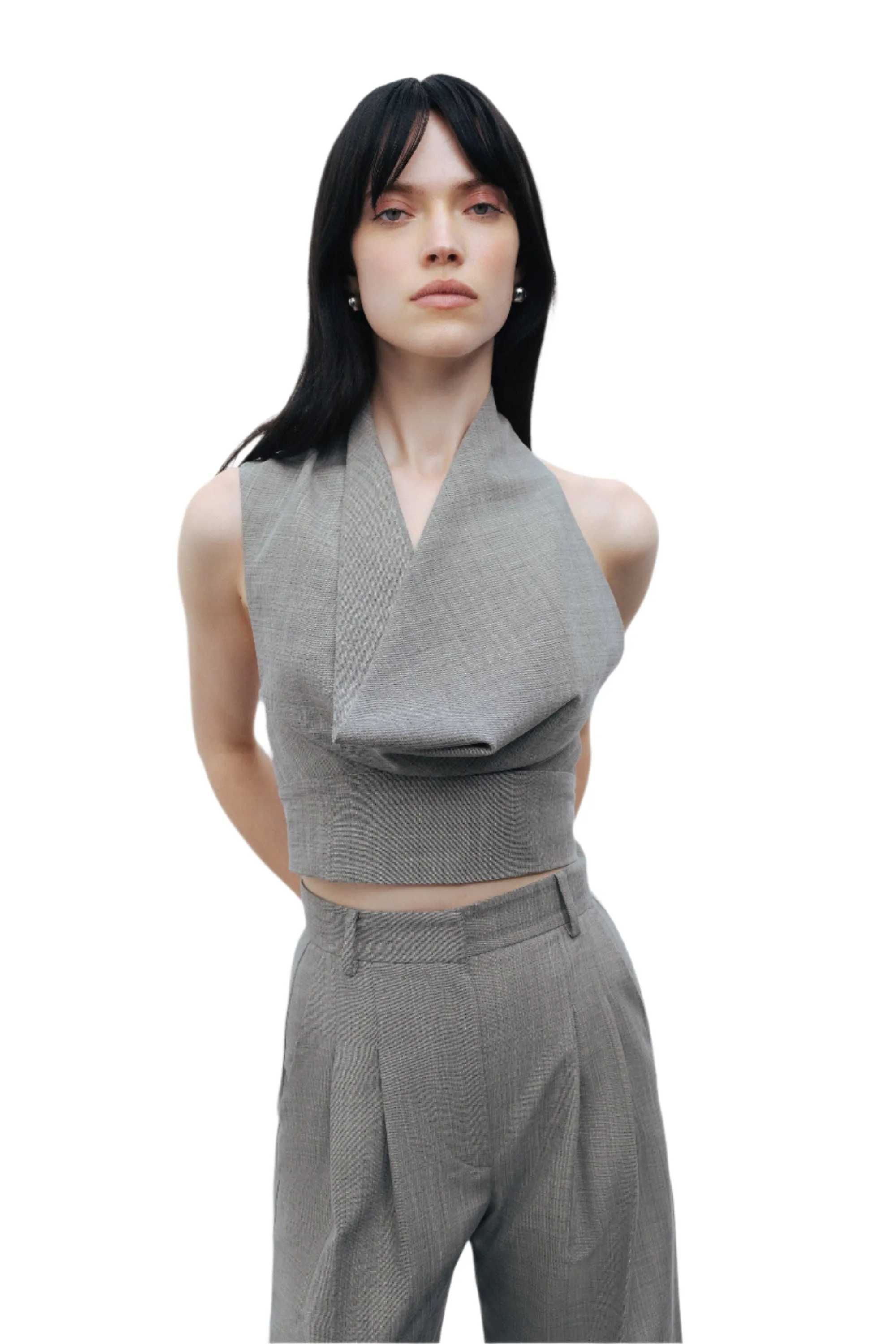 Draped Neckline Blouse sold by Lord & Taylor product image thumbnail 2