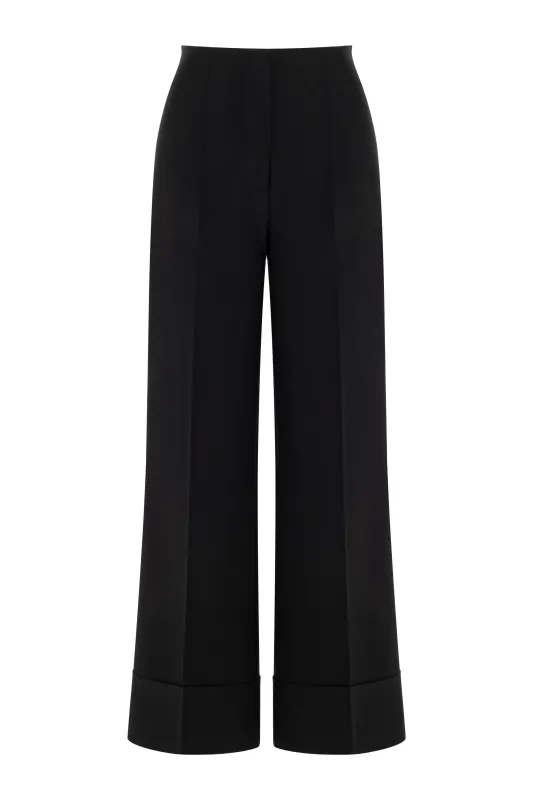 High-Waist Flowy Palazzo Pants sold by Lord & Taylor