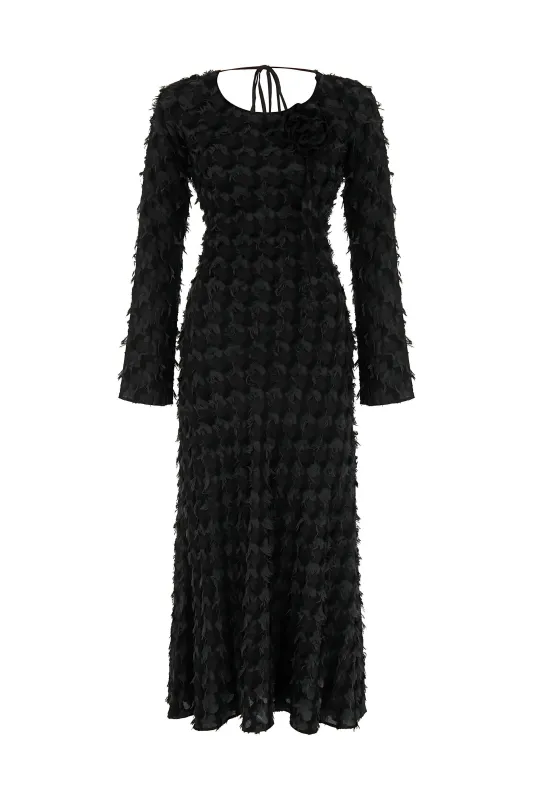 Backless Long Sleeve Maxi Dress sold by Lord & Taylor