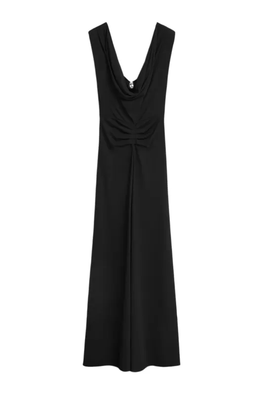 Padded Shoulder Maxi Dress sold by Lord & Taylor