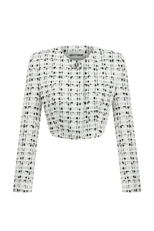 Tweed Crop Jacket sold by Lord & Taylor