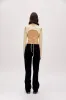 Long Sleeve Crop Top - Chino Green sold by Lord & Taylor