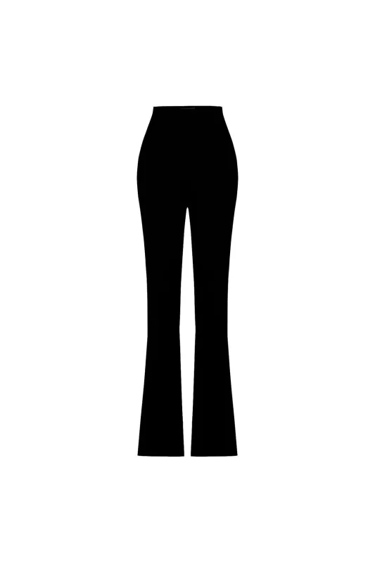 Flared Skinny Pant - Black sold by Lord & Taylor