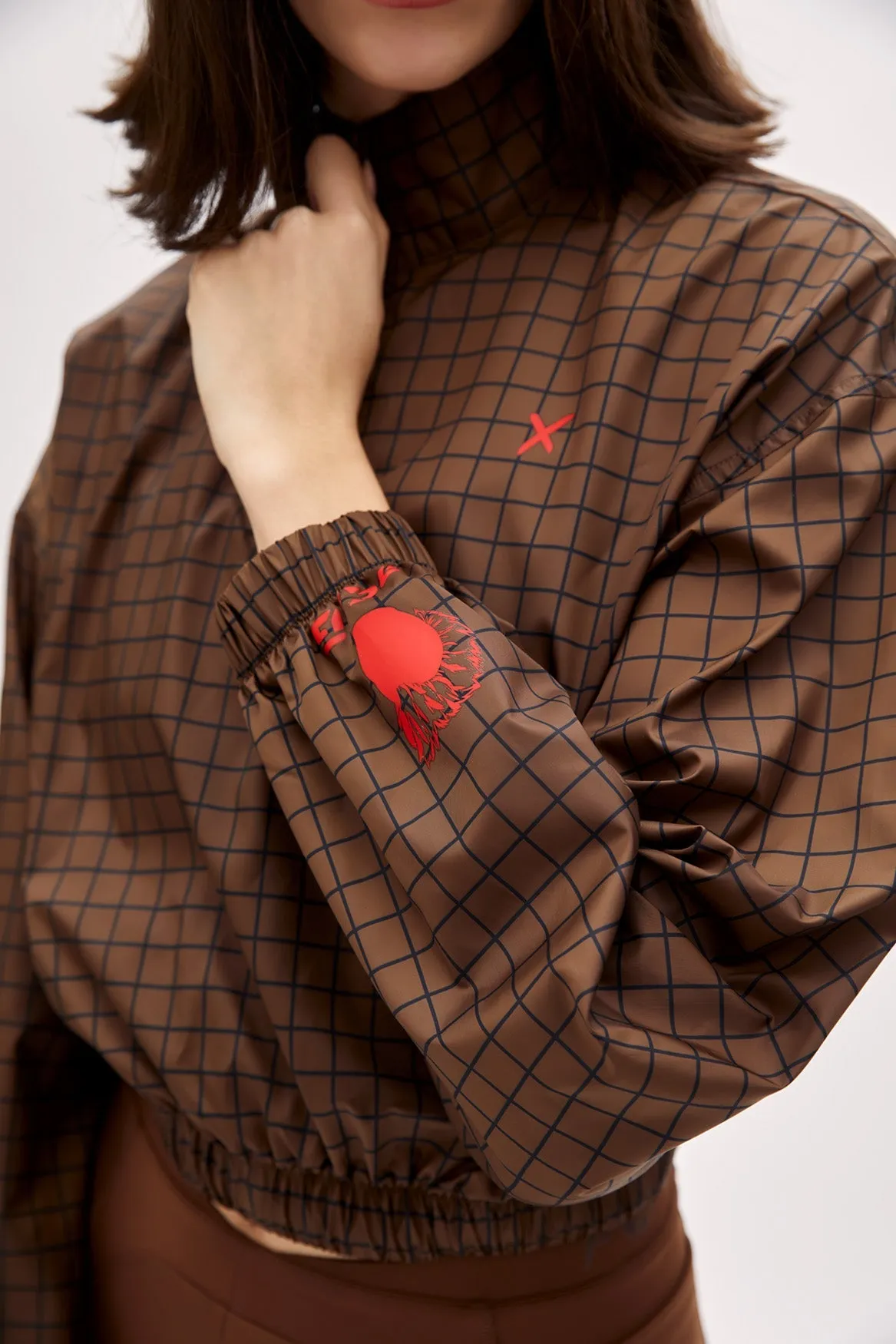 Parachute Crop Sweat - Brown sold by Lord & Taylor product image thumbnail 2