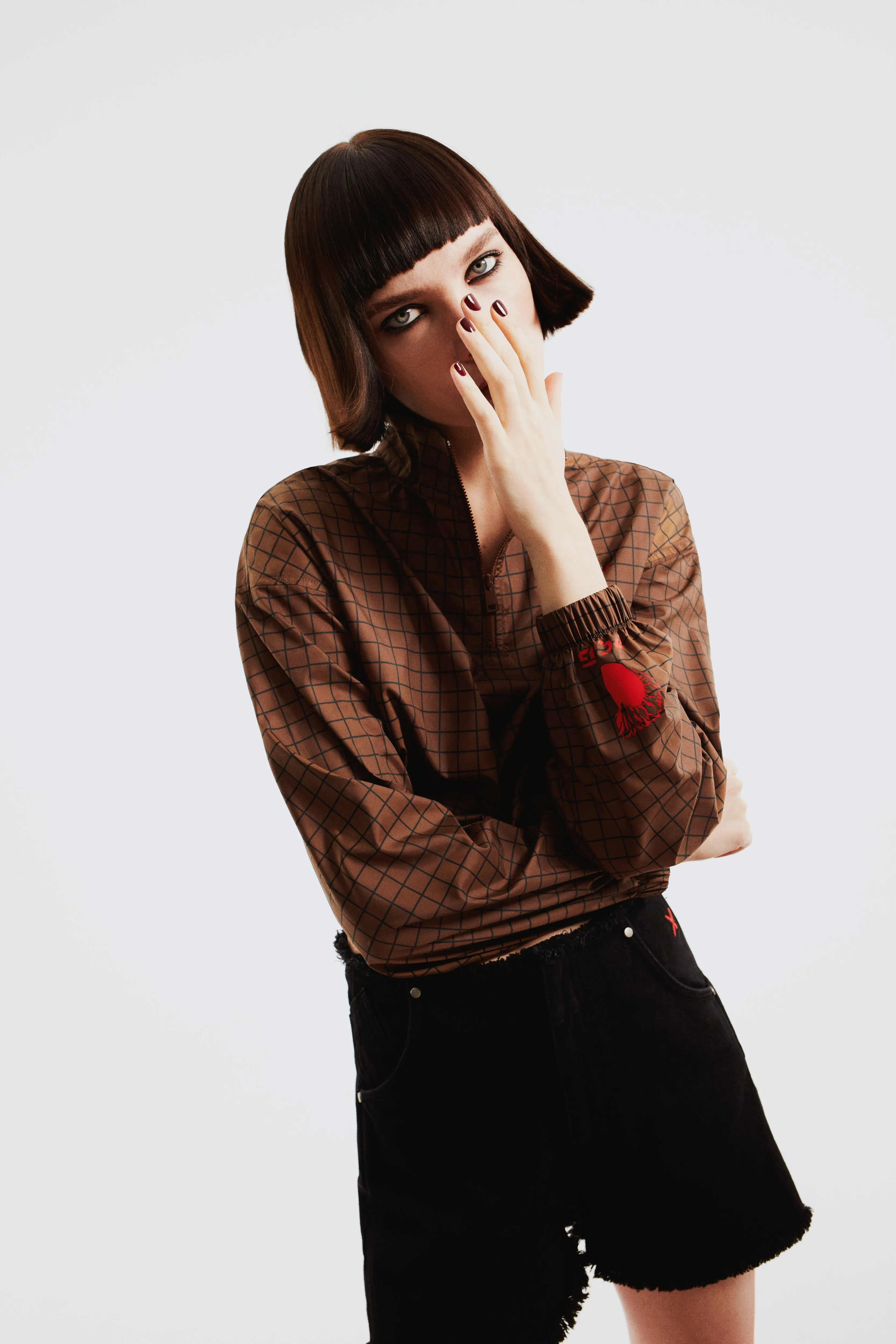 Parachute Crop Sweat - Brown sold by Lord & Taylor product image thumbnail 3