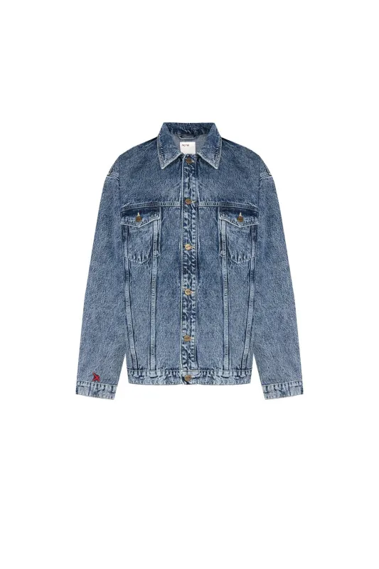 Free Heaven Denim Jacket With Washed Effect sold by Lord & Taylor