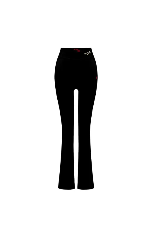 Flare Yoga Pant - Black sold by Lord & Taylor