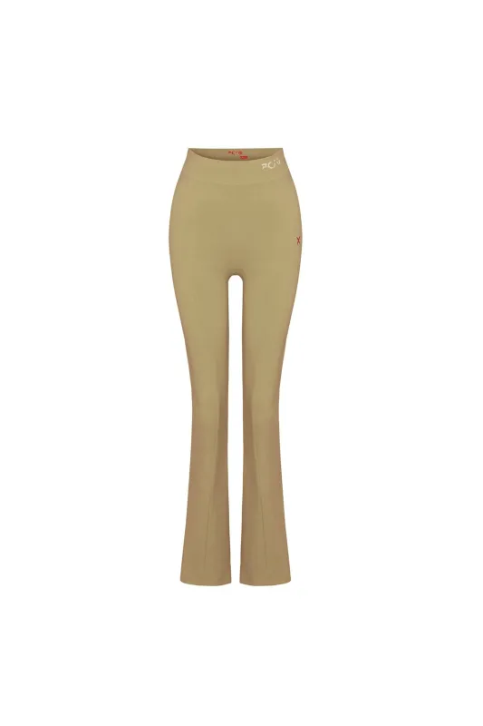 Flare Yoga Pant - Covert Green sold by Lord & Taylor