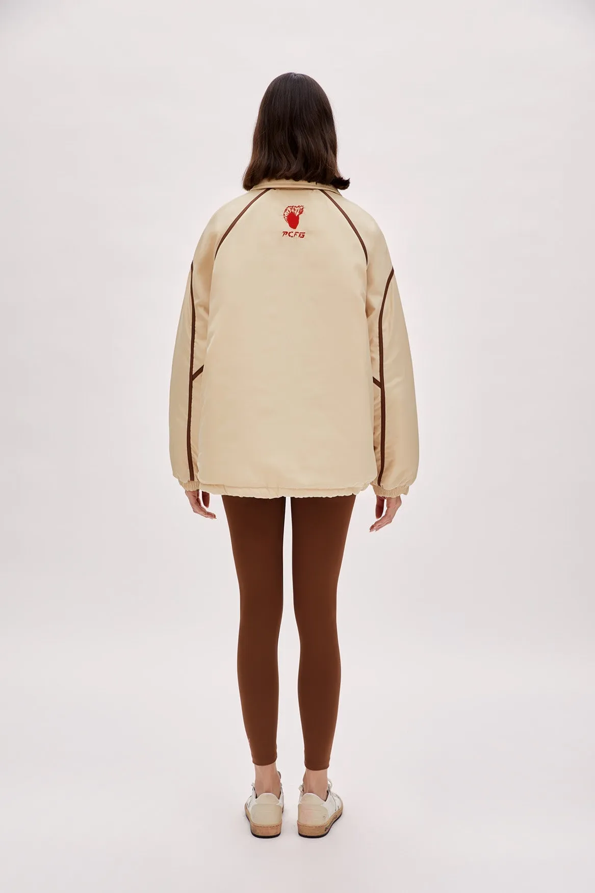 Oversized Contrast Tape Puffer Coat sold by Lord & Taylor product image thumbnail 5