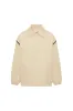 Oversized Contrast Tape Puffer Coat sold by Lord & Taylor