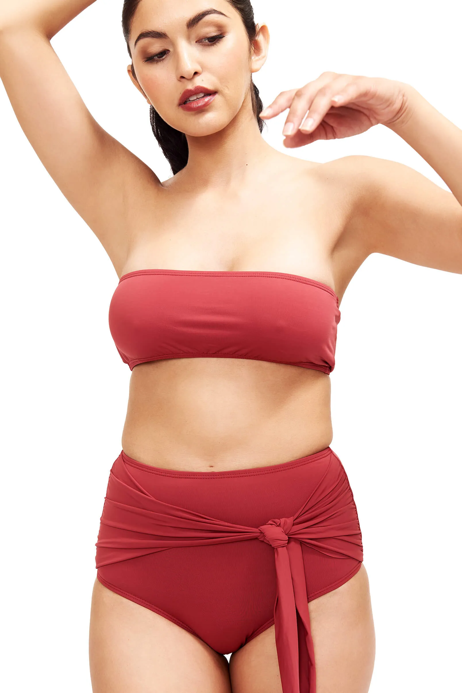 Giovanna Bandeau Bikini Top sold by Lord & Taylor product image thumbnail 2