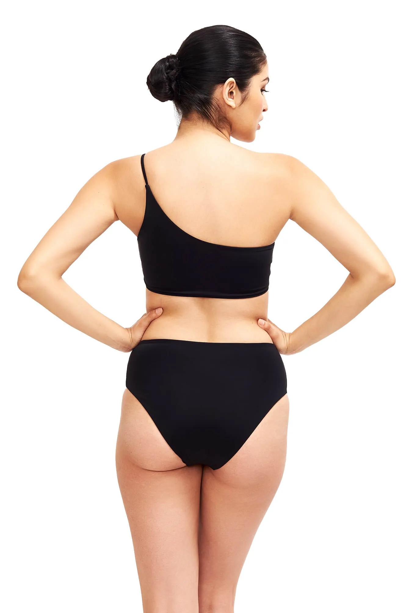 Serena One Shoulder Bikini Top sold by Lord & Taylor product image thumbnail 3