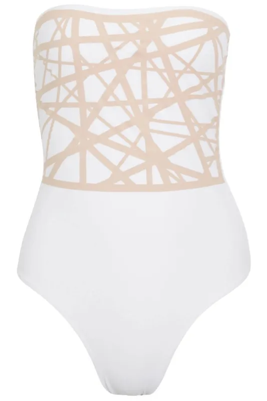 Strapless One Piece Swimsuit sold by Lord & Taylor