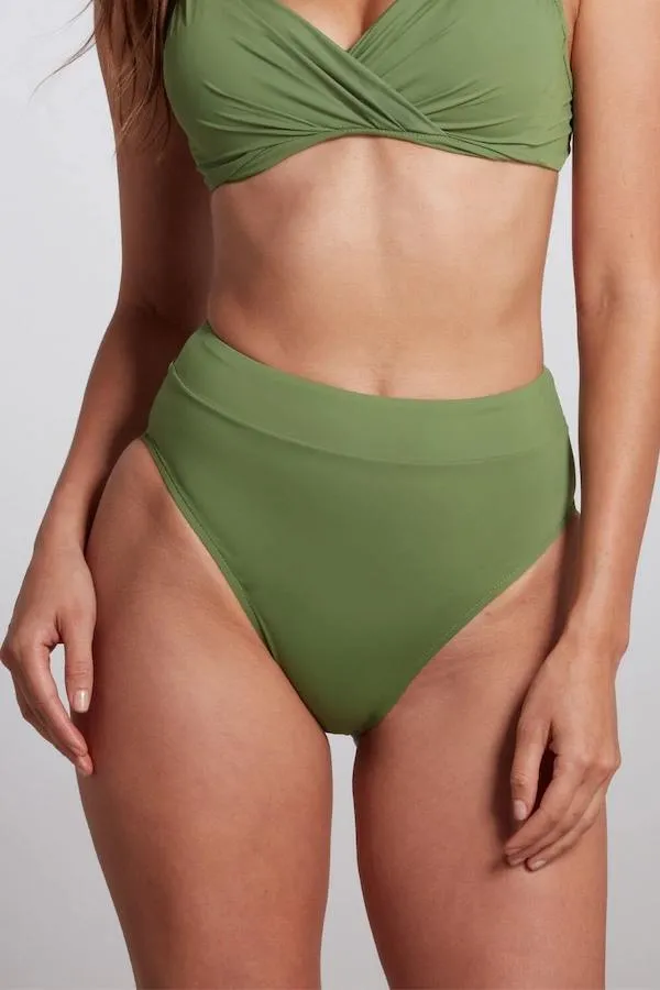 Olivia High Waist High Cut Bikini Bottom sold by Lord & Taylor product image thumbnail 3