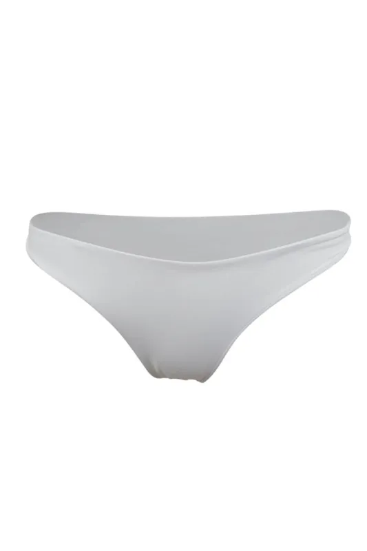 Jenna Classic Brief White Bikini Bottoms sold by Lord & Taylor