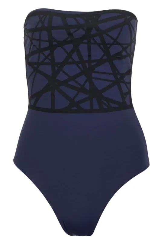 Strapless One Piece Swimsuit sold by Lord & Taylor