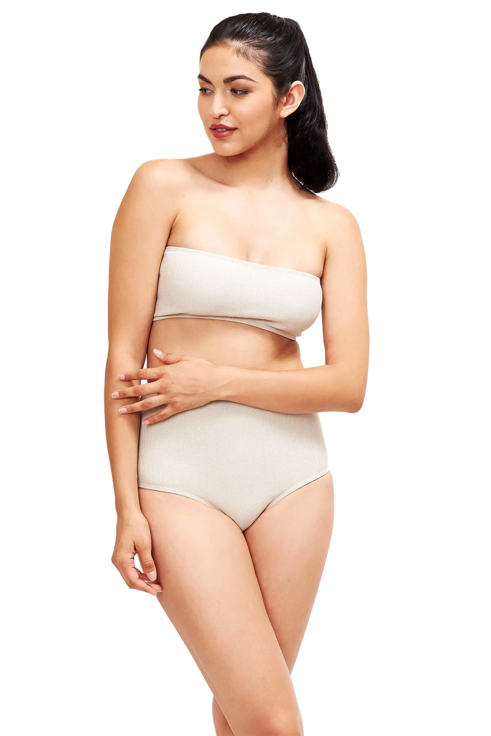 Bella High Waisted Bikini Bottom sold by Lord & Taylor product image thumbnail 2