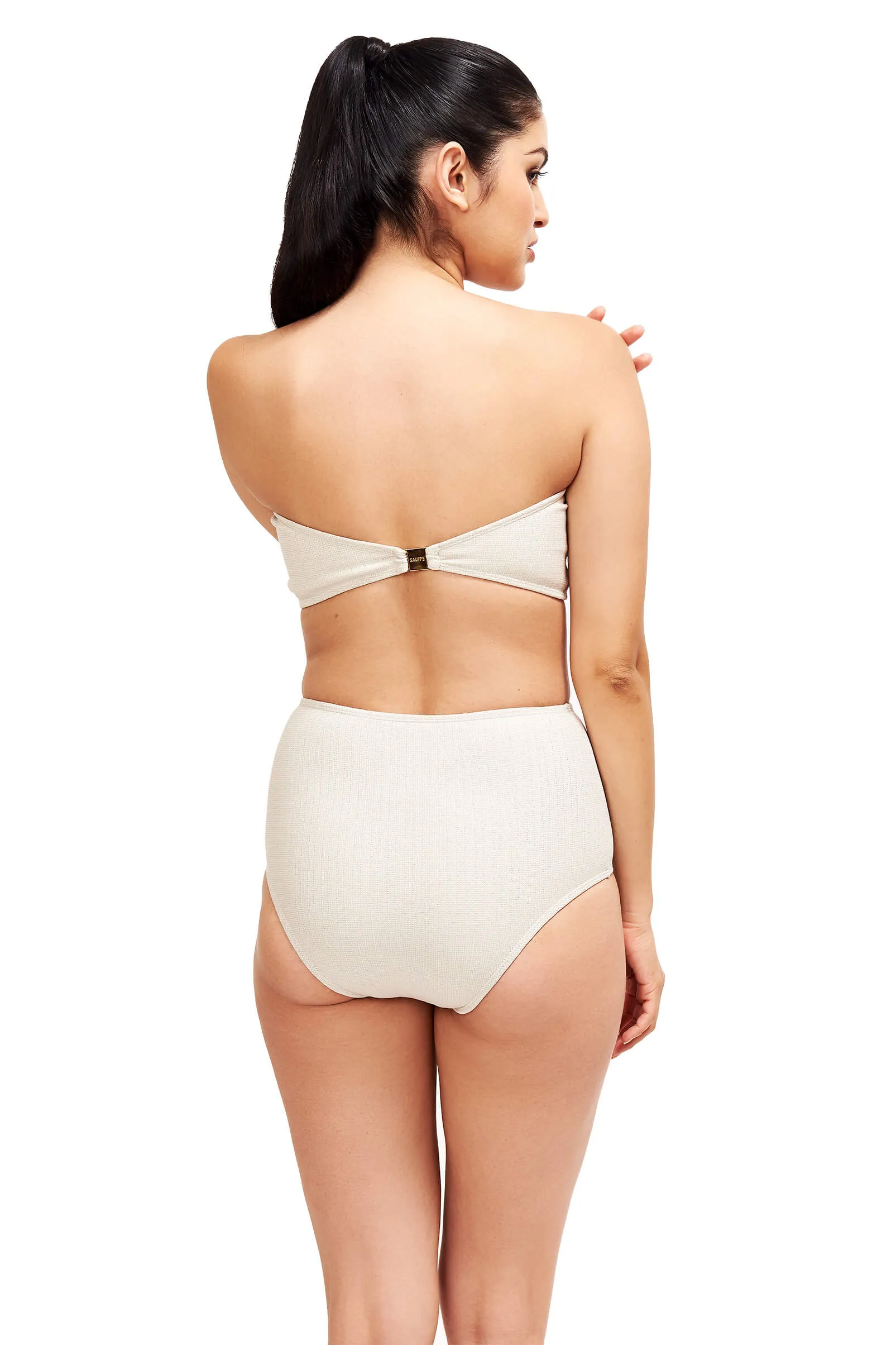 Bella High Waisted Bikini Bottom sold by Lord & Taylor product image thumbnail 3