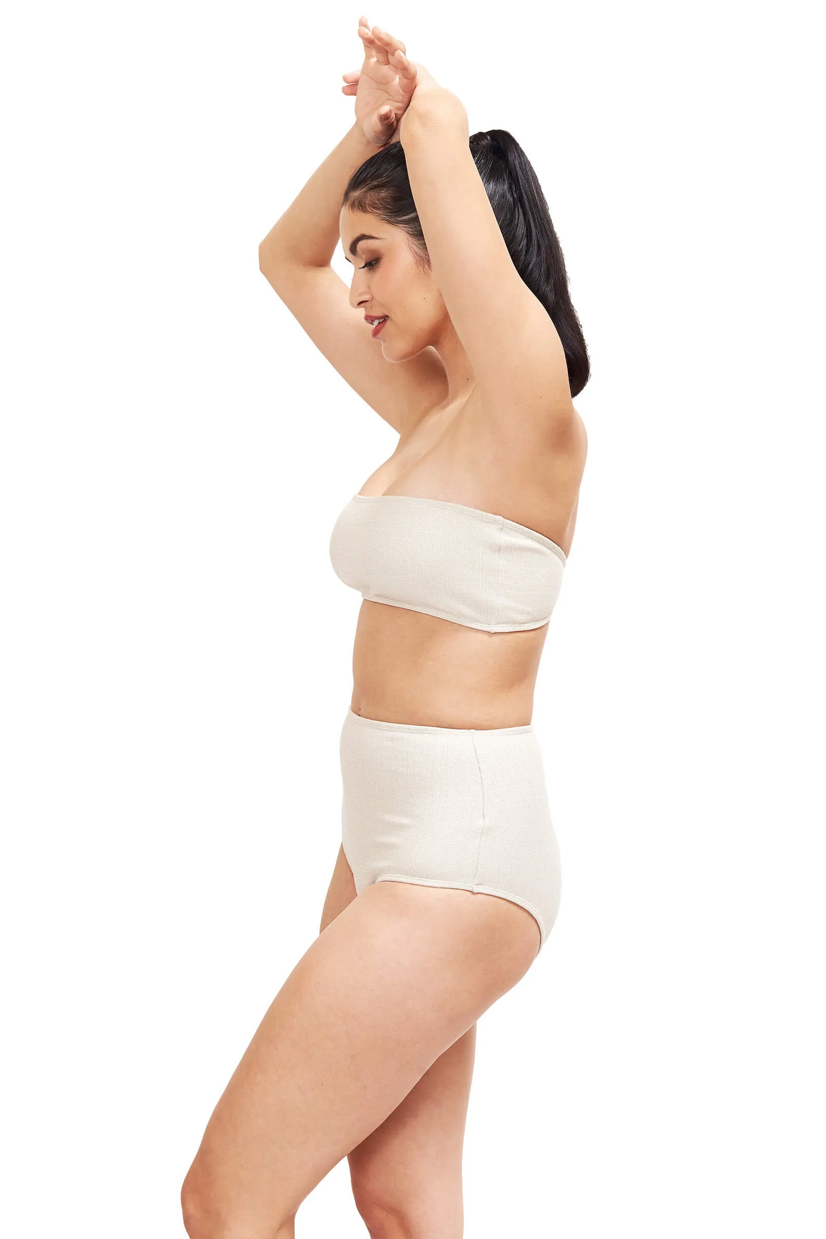 Bella High Waisted Bikini Bottom sold by Lord & Taylor product image thumbnail 5