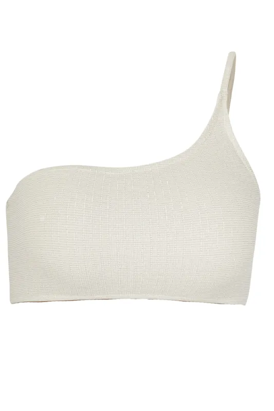 Serena One Shoulder Bikini Top sold by Lord & Taylor