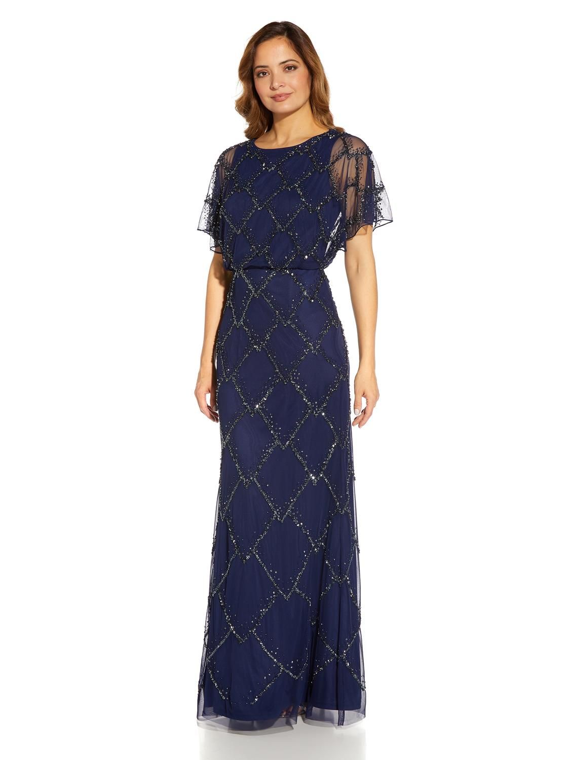 Blouson Beaded Gown sold by Lord & Taylor product image thumbnail 4
