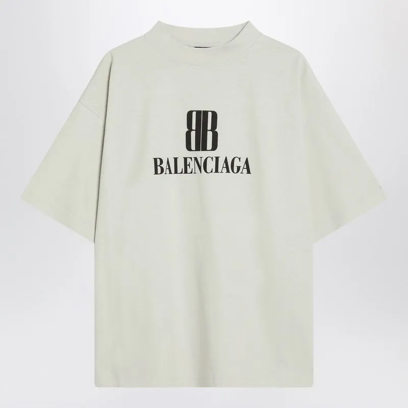 Balenciaga White Nano BB Medium Fit T-shirt sold by Lord & Taylor